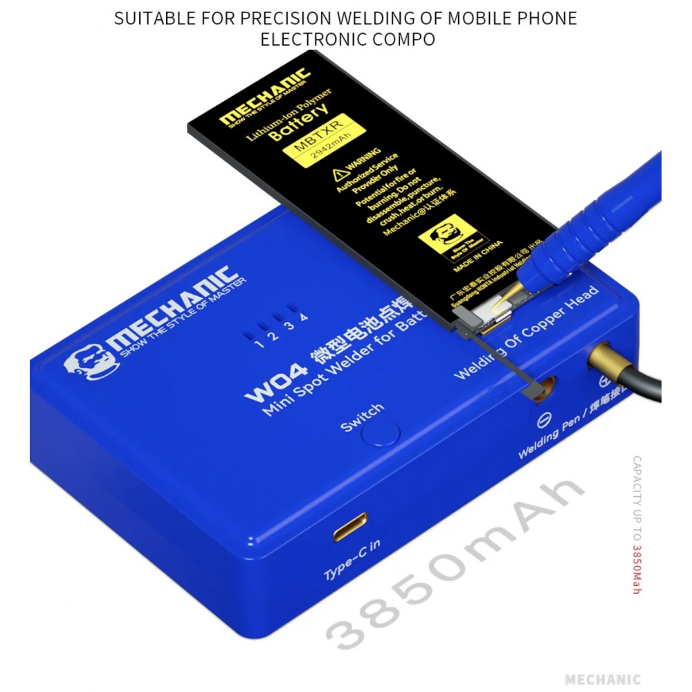 Mechanic W04 3850Mah Puntalama Makinasi 