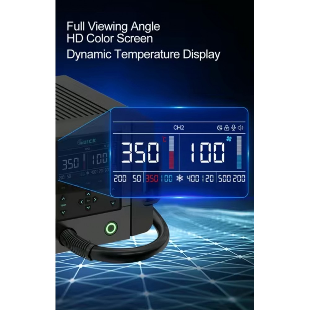 Quick 861 Pro 1300w Yeni Nesil Profesyonel Sıcak Hava Üfleme Havya Quick 861 Pro 1300w Yeni Nesil Profesyonel Sıcak Hava Üfleme Havya