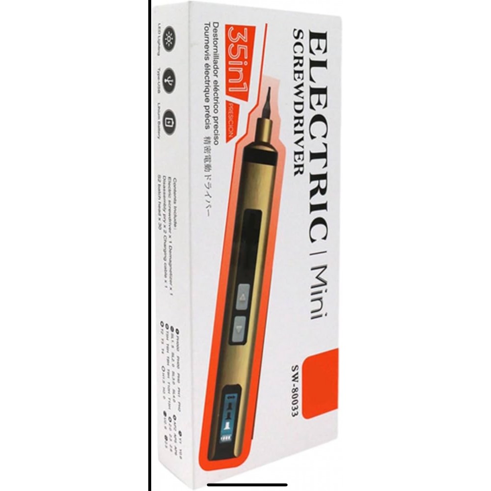 Electrıc Mini 35in1 Dijital Göstergeli Şarjlı Tornavida Electrıc Mini 35in1 Dijital Göstergeli Şarjlı Tornavida