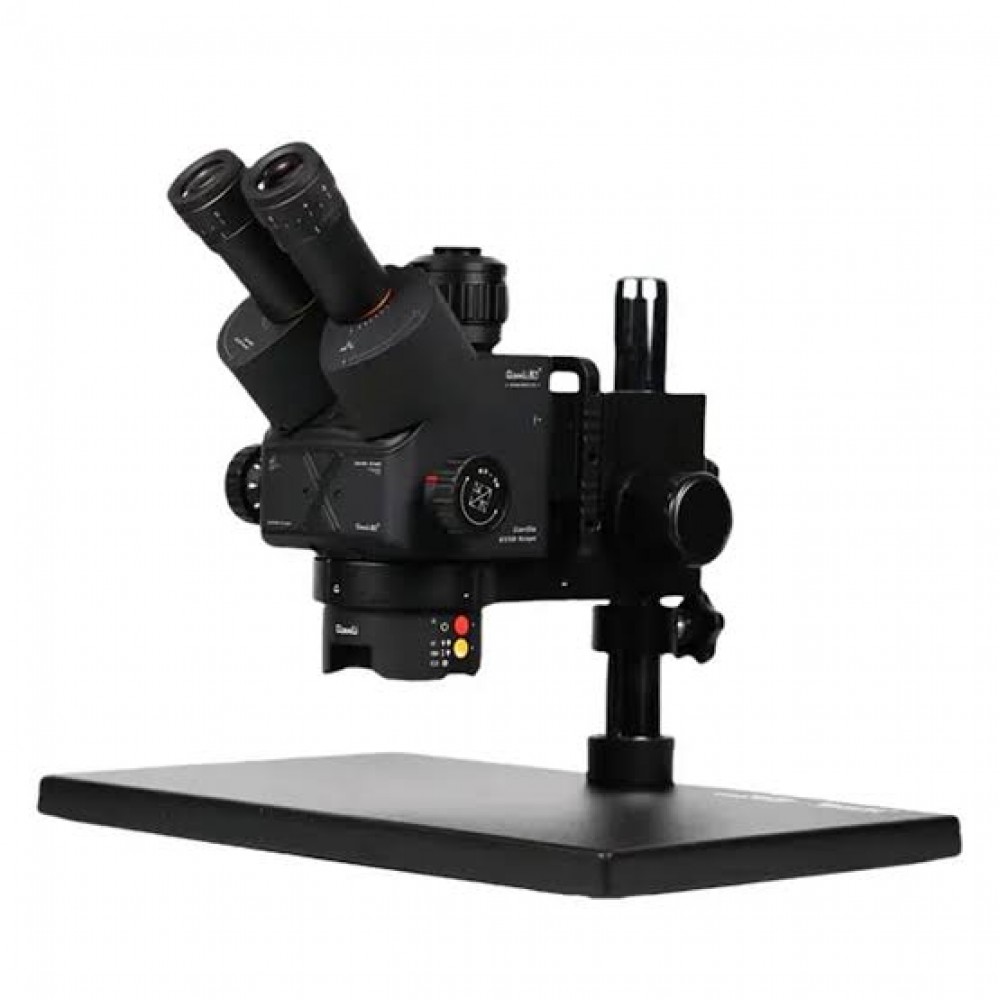  QIANLI 6558 6.5X-58X 10x23 Lens Gorilla Trinocular Microscope 