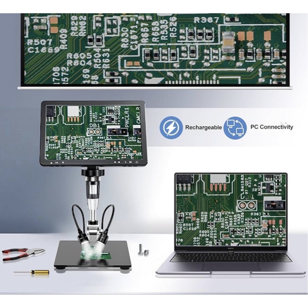 Aida AD12 HDMI Çıkışlı Dijital 10.1 İnch Ekranlı Tv Aktarımlı Yeni Nesil Dijital Mikroskop Aida AD12 HDMI Çıkışlı Dijital 10.1 İnch Ekranlı Tv Aktarımlı Yeni Nesil Dijital Mikroskop