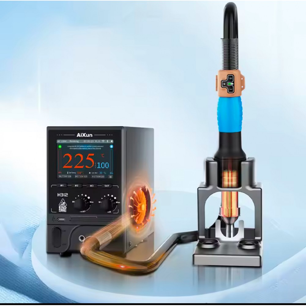 Aixun H312 1200 Watt Akıllı Sıcak Hava Tamir İstasyonu Yeni ürün Aixun H312 1200 Watt Akıllı Sıcak Hava Tamir İstasyonu Yeni ürün