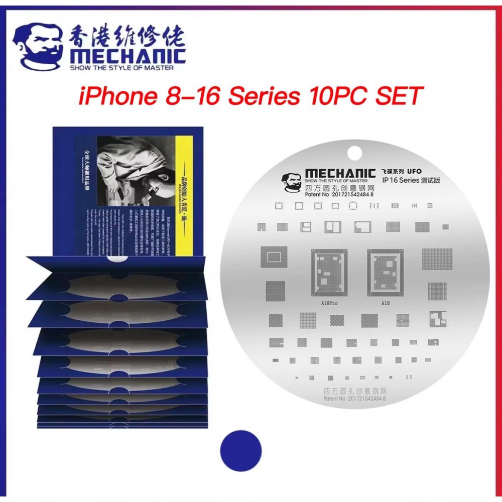 Mechanic UFO İPhone Kalıp Seti 8G Den 16 Serisine Kadar 